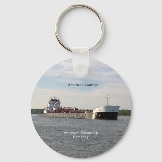 Chaveiro Coragem Americana (Frente)