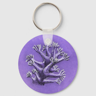 Chaveiro Coral Reef Roxo Marinha Arte