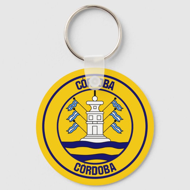 Chaveiro Córdoba Round Emblem (Frente)