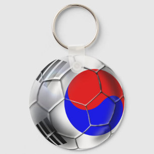 Chaveiro Coreano Soccer Team Apoia Ball