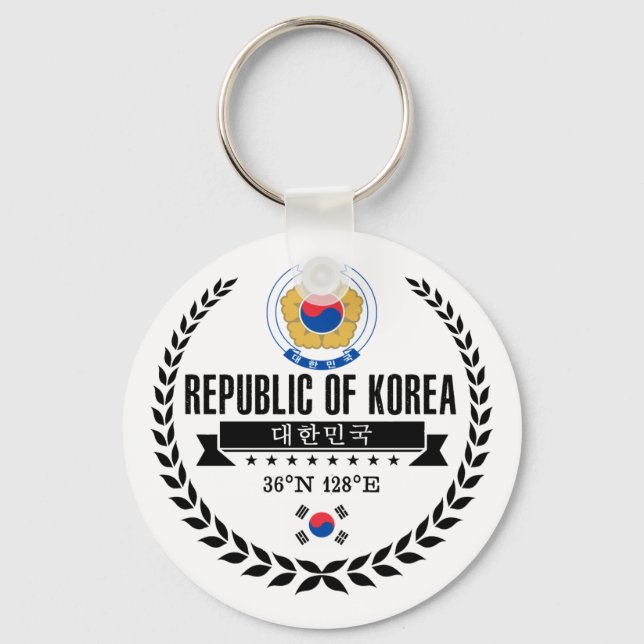 Chaveiro Coreia do Sul (Frente)