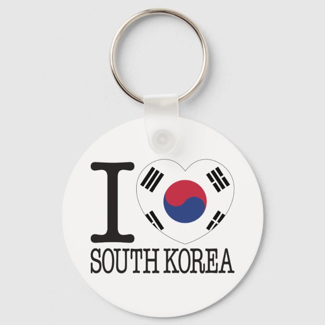 Chaveiro Coreia do Sul Love v2 (Frente)
