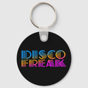 Chaveiro COREY TIGER 1980s RETRÔ DISCO FREAK MULTICOLORIDO