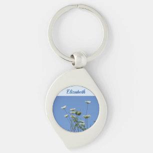 Chaveiro Corfu Cream Flores Selvagens Chaves Metálicas
