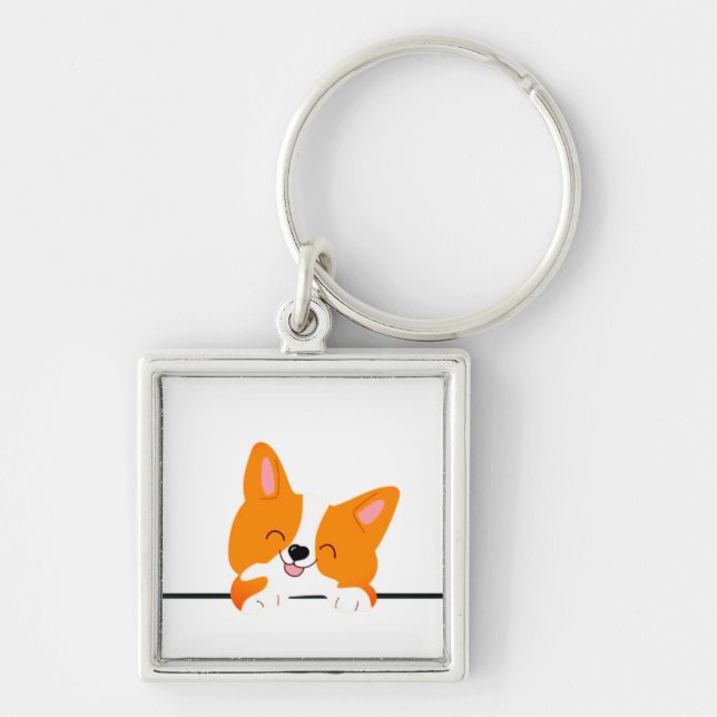 Chaveiro Corgi, Cachorro, Pet  (Frente)