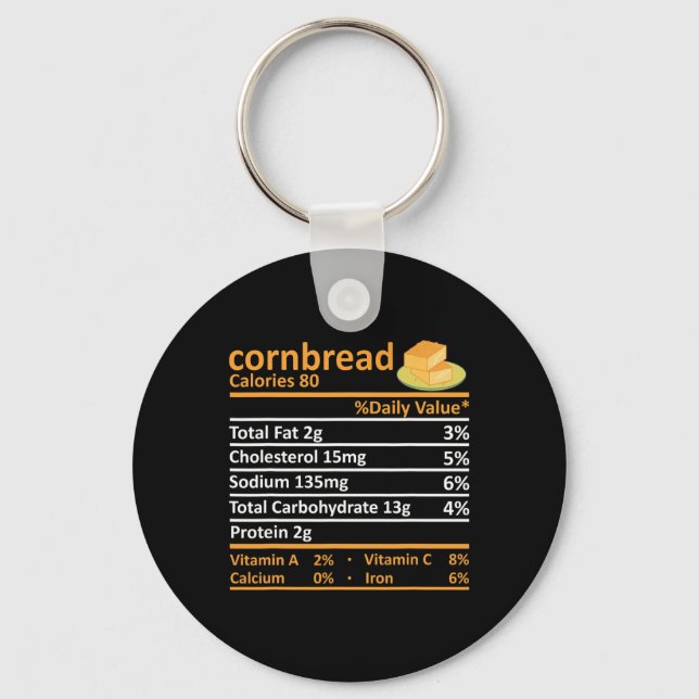 Chaveiro Cornbird Nutrição Comida Ação de Graças Costume Ch (Frente)