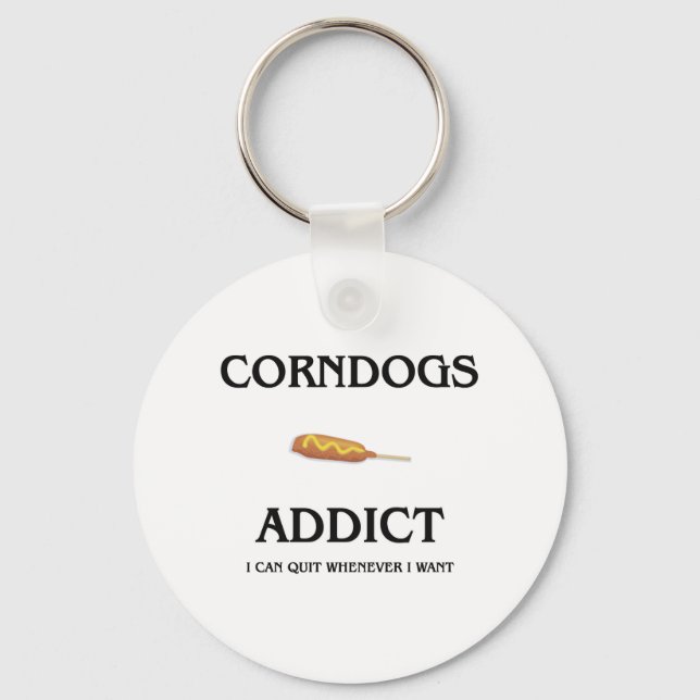 Chaveiro Corndog Addict (Frente)