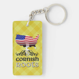 Chaveiro Cornualha Americana Ancestrais Roots Keyring