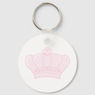 Chaveiro Coroa cor-de-rosa