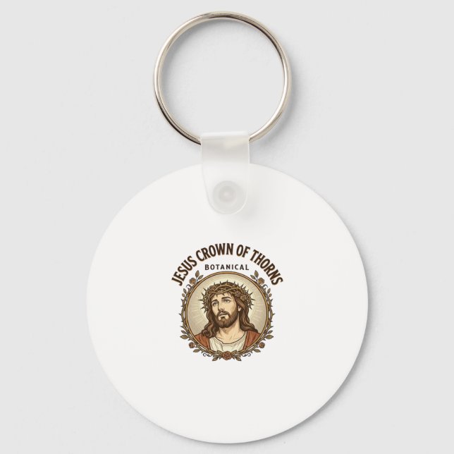 Chaveiro Coroa de Espinhos de Jesus Coroa de Espinhos Botân (Frente)