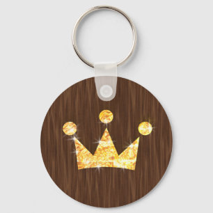 Chaveiro Coroa Dourado