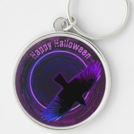 Chaveiro Coroa Preta e Roxa