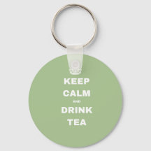 Coroa Verde MANTÉM CALMA E BEBA TEA Key Ring