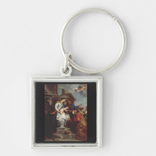 Chaveiro Coroação de Santa Rosália por Anthony van Dyck