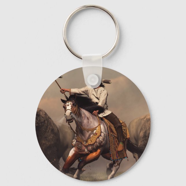 Chaveiro Correndo com Buffalo (Frente)