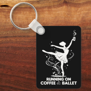 Chaveiro Correndo em Café e Balé Professora de Dança Engraç