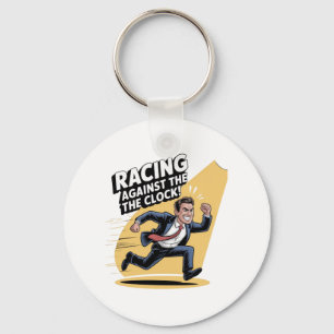 Chaveiro Correndo sempre contra o relógio