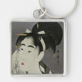 Chaveiro Corrente chave Ase O Fuku Onna de Kitagawa Utamaro