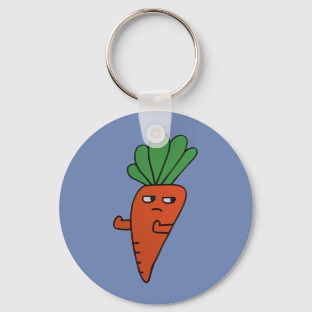 Chaveiro Corrente chave Cranky Carrot (Frente)