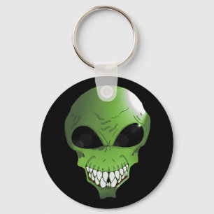 Chaveiro Corrente-chave da alienígena verde