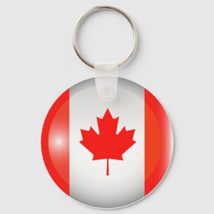Chaveiro Corrente chave da bandeira de Canadá