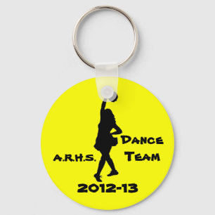 Chaveiro Corrente chave da equipe da dança