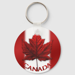 Chaveiro Corrente chave da lembrança da bandeira de Canad