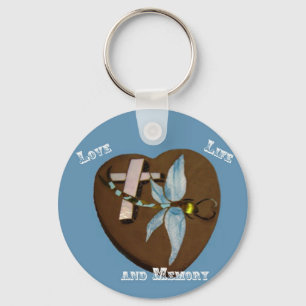 Chaveiro Corrente chave da libélula do vitral