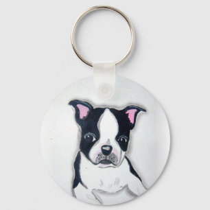 Chaveiro Corrente chave de Boston Terrier