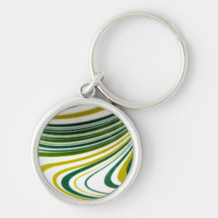 Chaveiro Corrente-chave de espiral verde