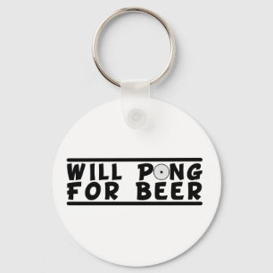 Chaveiro Corrente chave de Pong da cerveja