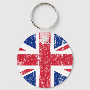Chaveiro Corrente chave de Union Jack