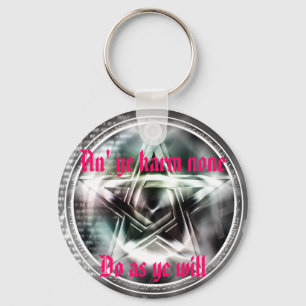 Chaveiro Corrente chave de Wiccan Rede