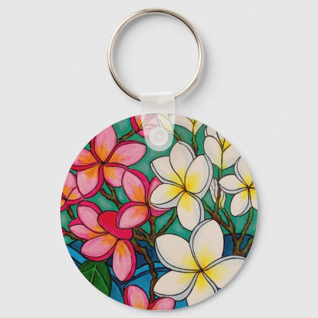 Chaveiro Corrente chave do Frangipani Funky (Frente)