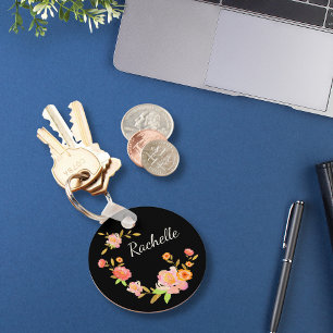 Chaveiro Corrente chave do monograma feito sob encomenda