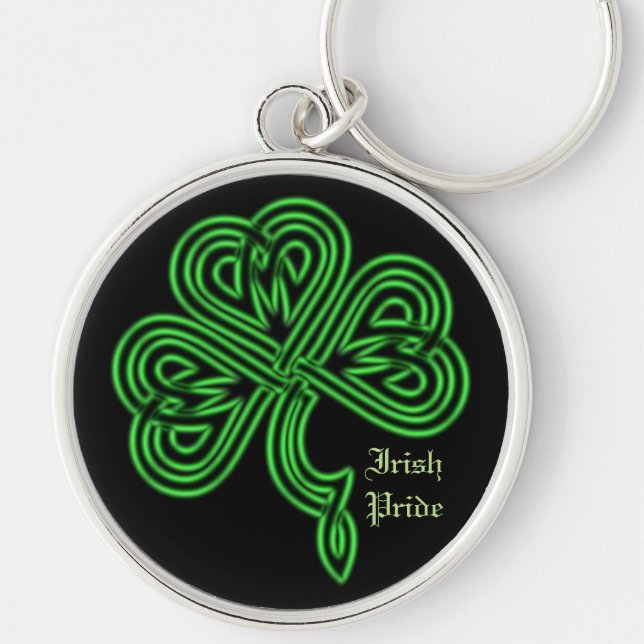 Chaveiro Corrente-chave do Orgulho Irlandês Sortudo Celular (Frente)