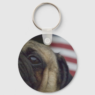 Chaveiro Corrente chave do Pug # 4