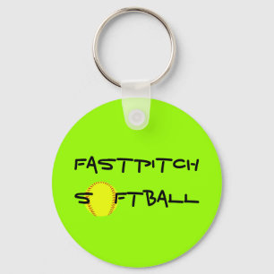 Chaveiro Corrente chave do softball de Fastpitch