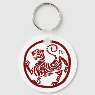 Chaveiro Corrente chave do tigre de Shotokan