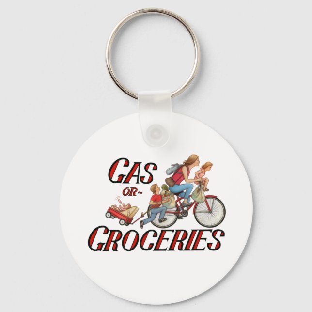 Chaveiro Corrente-chave Gás ou Grocerarias (Frente)