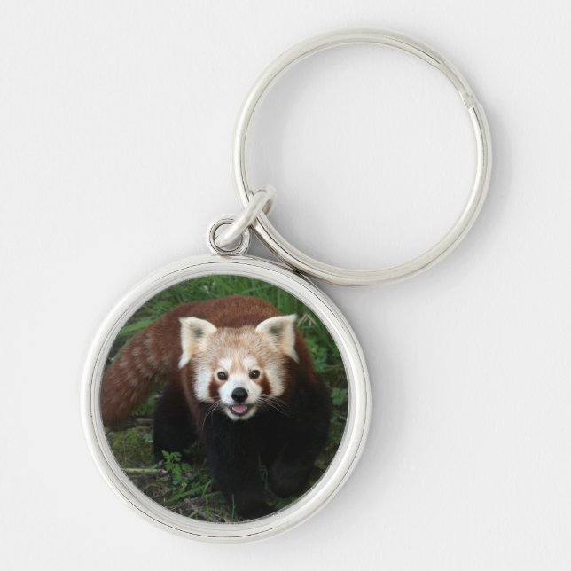 Chaveiro Corrente chave - panda vermelha (Frente)
