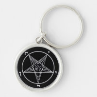 Corrente chave preta de Baphomet
