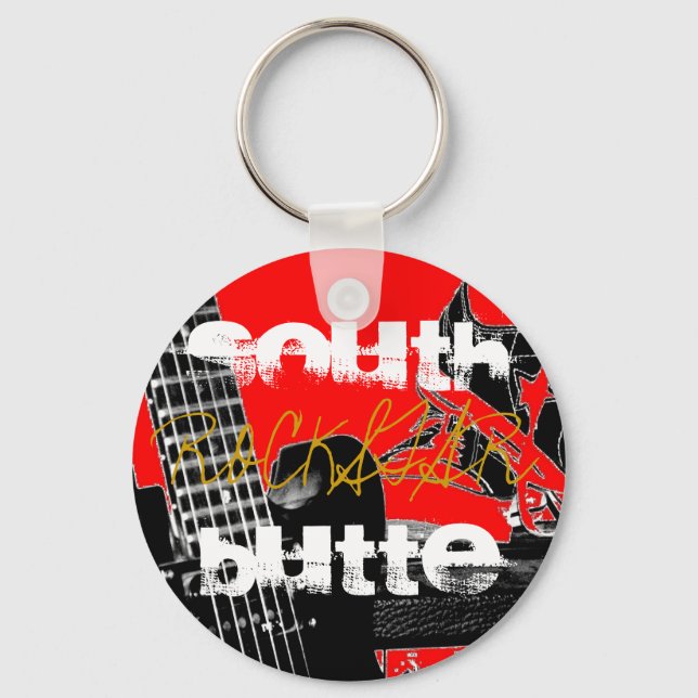 Chaveiro Corrente-chave South Button Rockstar (Frente)
