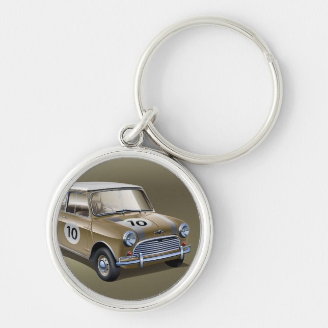 Chaveiro Corrente chave superior do ouro de MiniCooper S1 (Frente)
