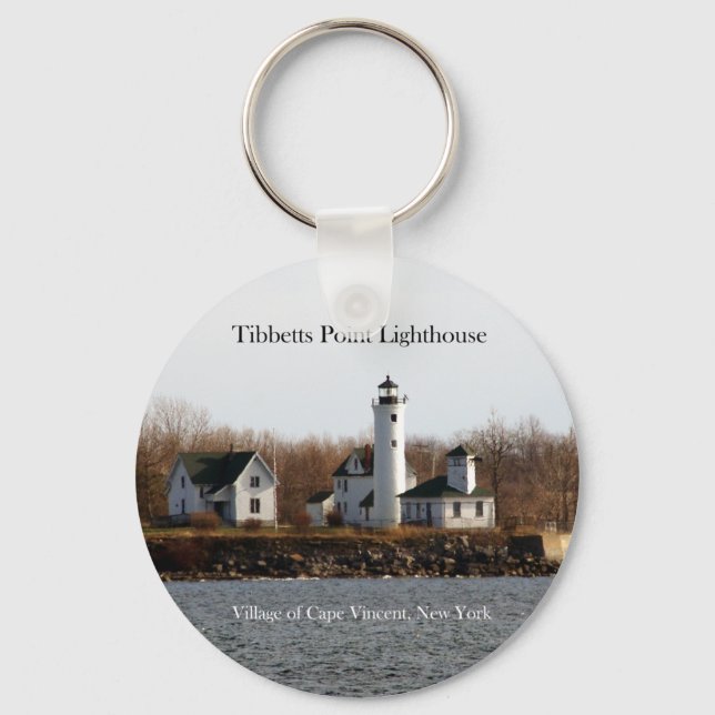 Chaveiro Corrente chave Tibbetts Point Lighthouse (Frente)