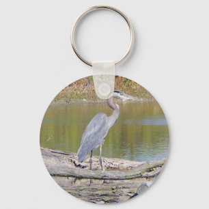 Chaveiro Corrente de chave Blue Heron