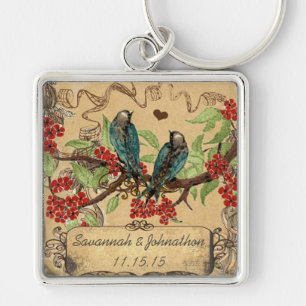 Chaveiro Corrente de Chave de Aves Vintage Musculares