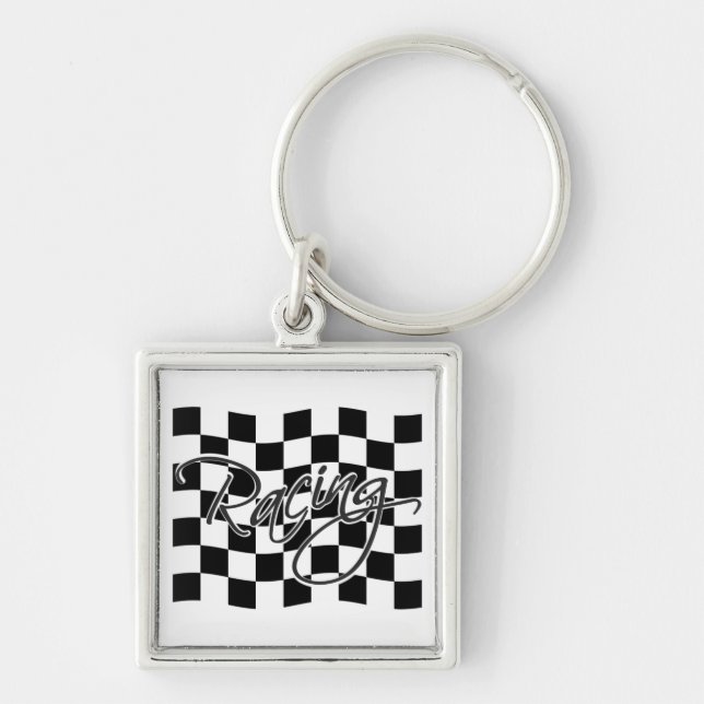 Chaveiro Corrente de chave de corrida, personalizar (Frente)