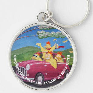 Chaveiro Corrente de chave de frango
