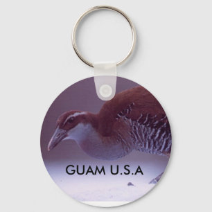 Chaveiro Corrente de chave de pássaro Guam Koko